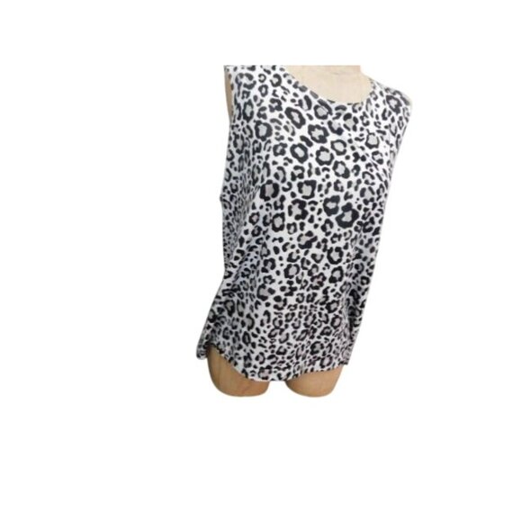Chico's Size XL (3) Leopard Print Smooth STRETCH Tank Style Top - Picture 2 of 2
